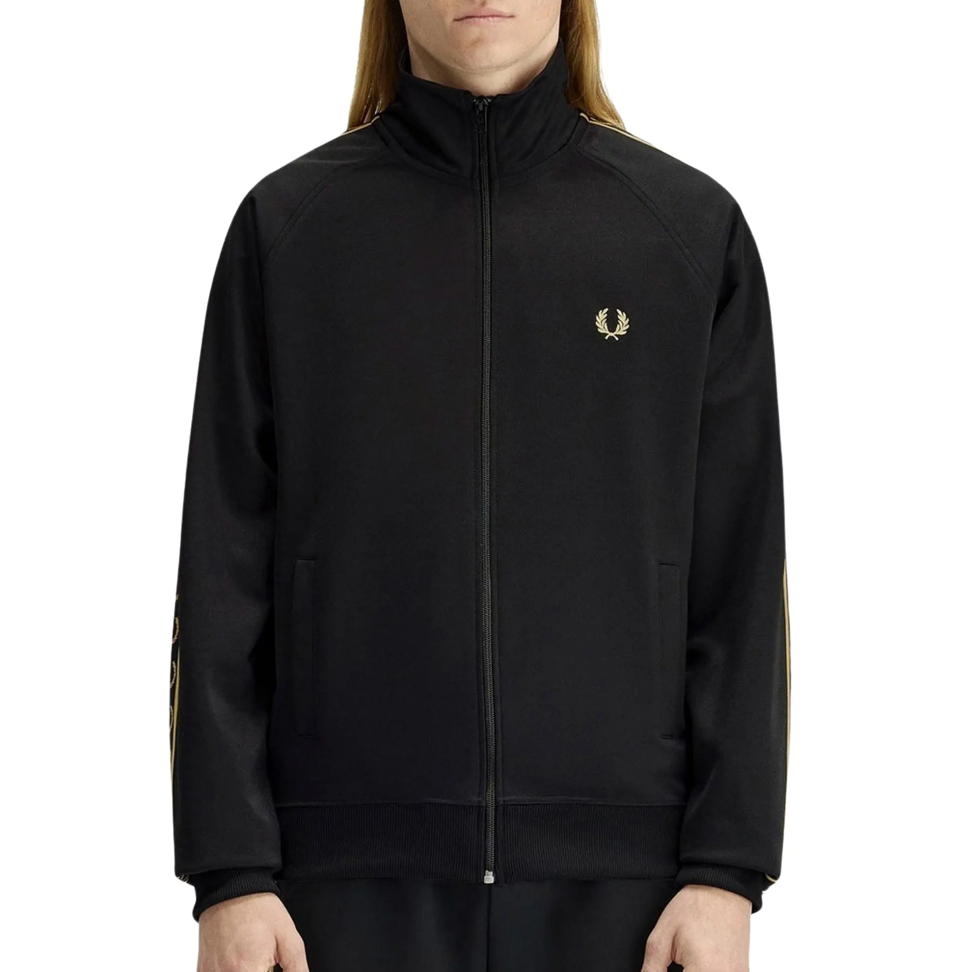 Fred Perry Contrast Tape Trackjacket Men | Plutosport